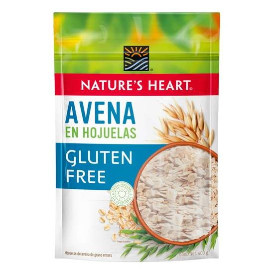 Nature's heart avena en hojuelas gluten free (resellable 400 g)