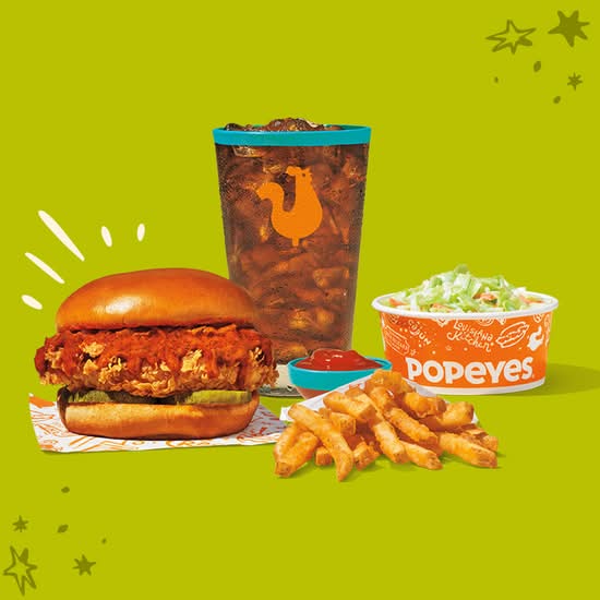 Pickle Glaze Chicken Sandwich Large Combo