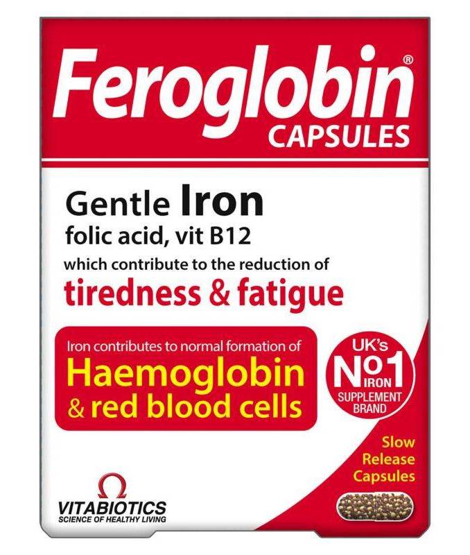 Vitabiotics Feroglobin - 30 Capsules