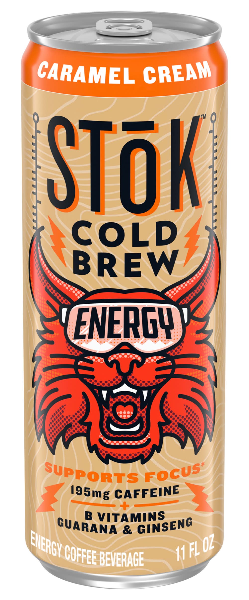 STōK Cold Brew Energy Coffee, Caramel Cream (11 fl oz)