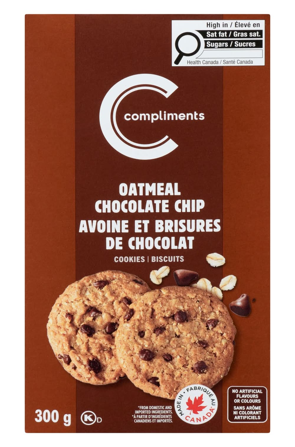 Compliments Oatmeal Chocolate Chip Cookies (300 g)