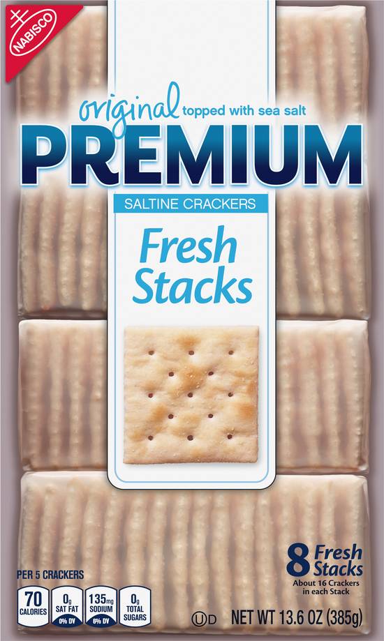 Premium Saltine Fresh Stacks Crackers (8 ct)
