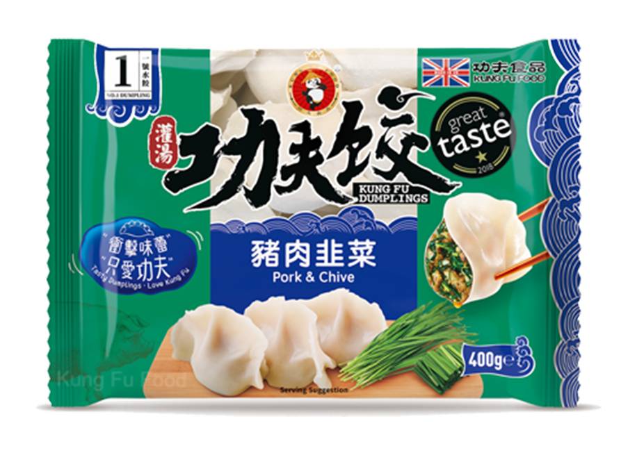 Kungfu Pork & Chive Dumplings (400g)