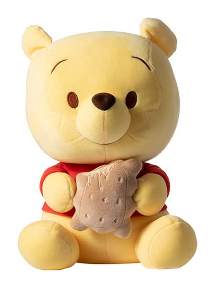 Miniso · Peluche de felpa winnie pooh, 19x26 cm, amarillo