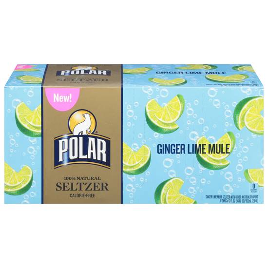 Polar 100% Natural Ginger Lime Mule Seltzer (96 fl oz)