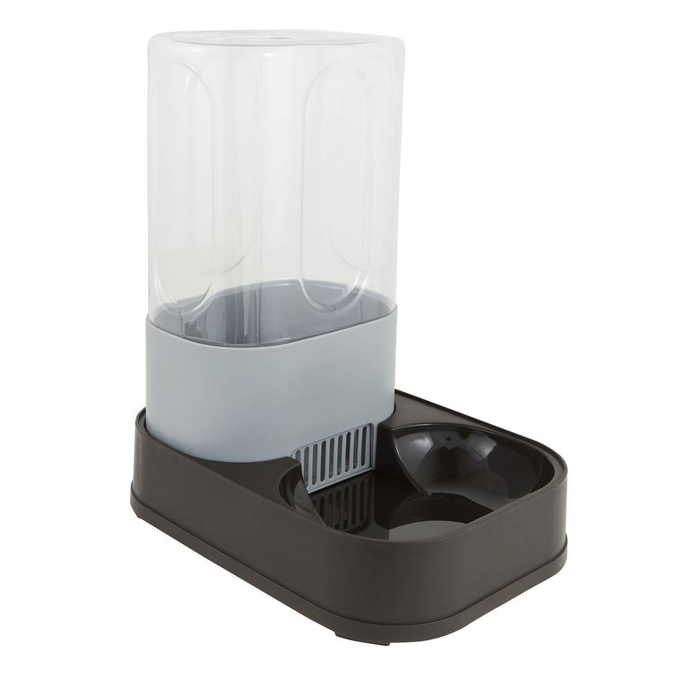 Top Paw Modern Gravity Pet Waterer (gray-black)