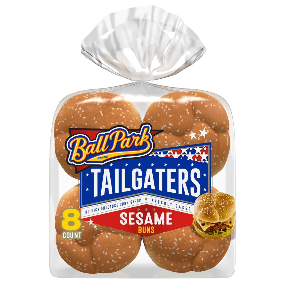 Ball Park Tailgaters Sesame Hamburger Buns (8ct)