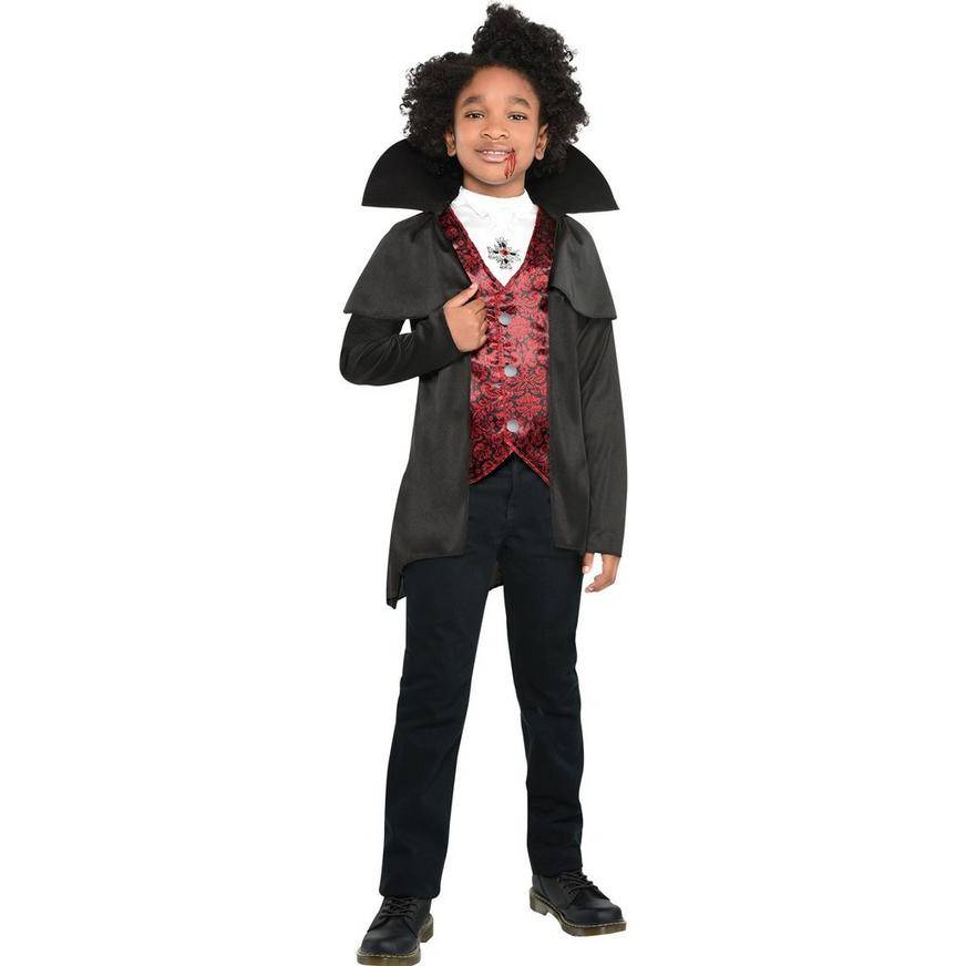 Kids' Dark Count Vampire Costume - Size - S