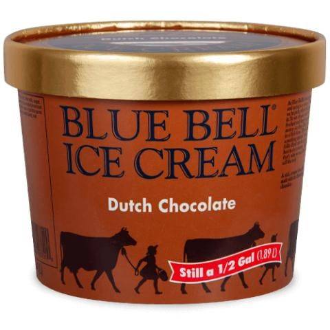 Blue Bell Dutch Chocolate Half Gallon