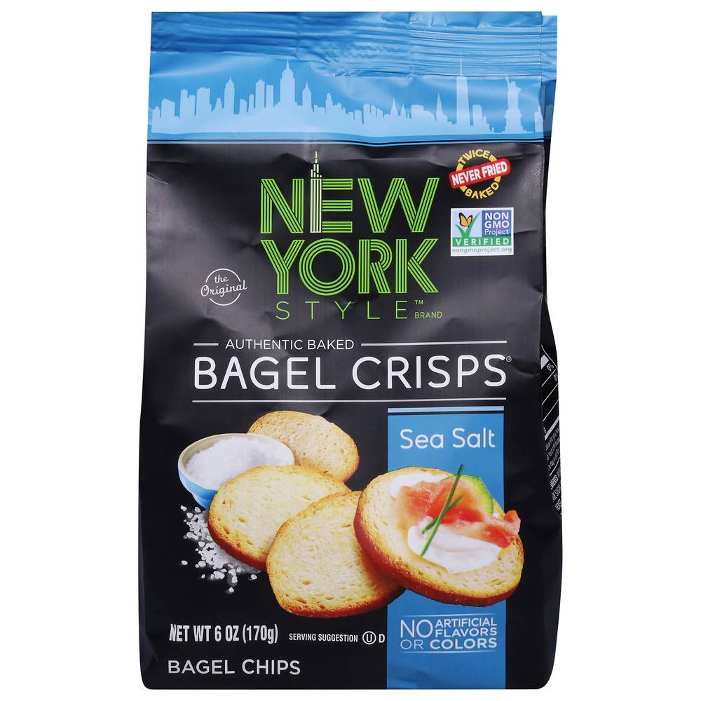 New York Style Sea Salt Bagel Crisps (6 oz)