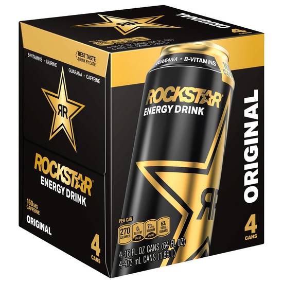 Rockstar Original Energy Drink (4 ct, 16 fl oz)