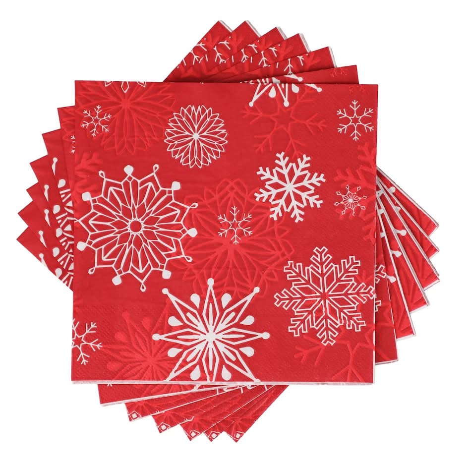 2-Ply Snowflake Lunch Napkins (24 ct)
