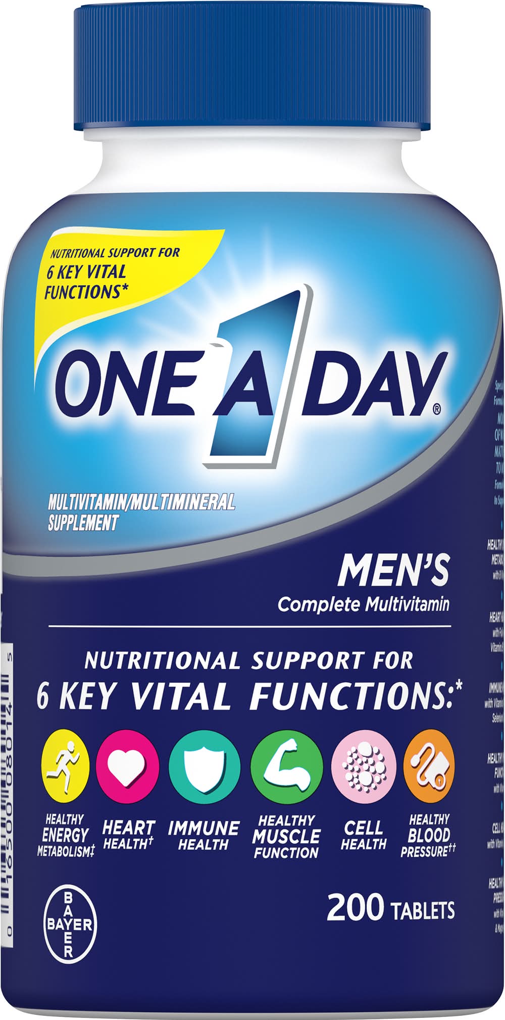 Bayer One a Day Men's Multivitamin Tablets (250 ct)