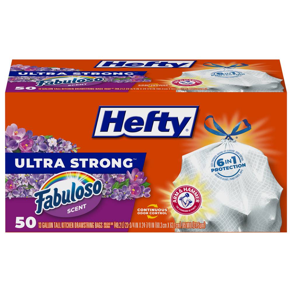 Hefty Ultra Strong 13 Gallon Tall Kitchen Bags