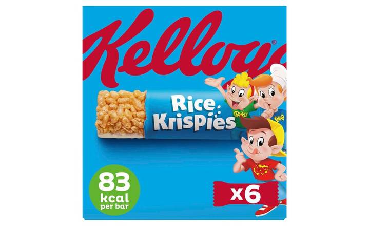  Kellogg's Rice Krispies Cereal Milk Bars 6 x 20g (394509) 