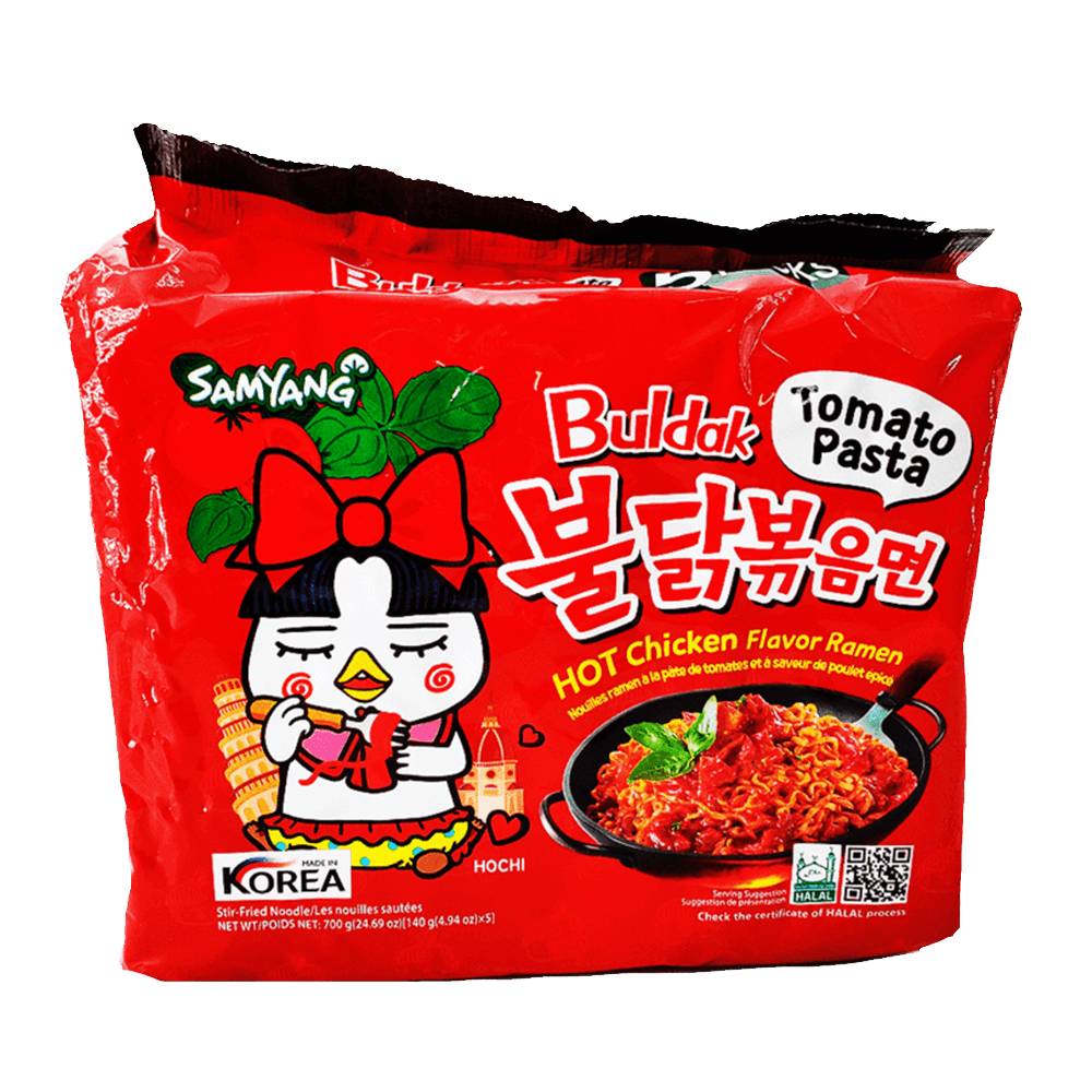 Samyang tomato hot chicken flavor ramen multi