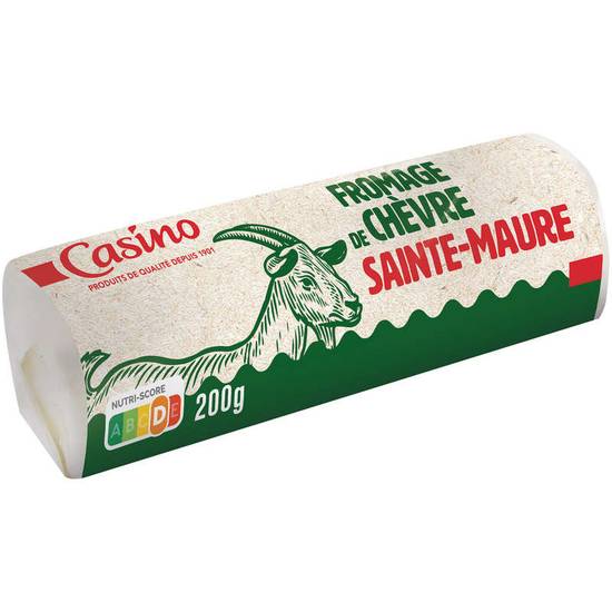 Casino sainte maure bûche de chèvre fromage 26% mg 200 g