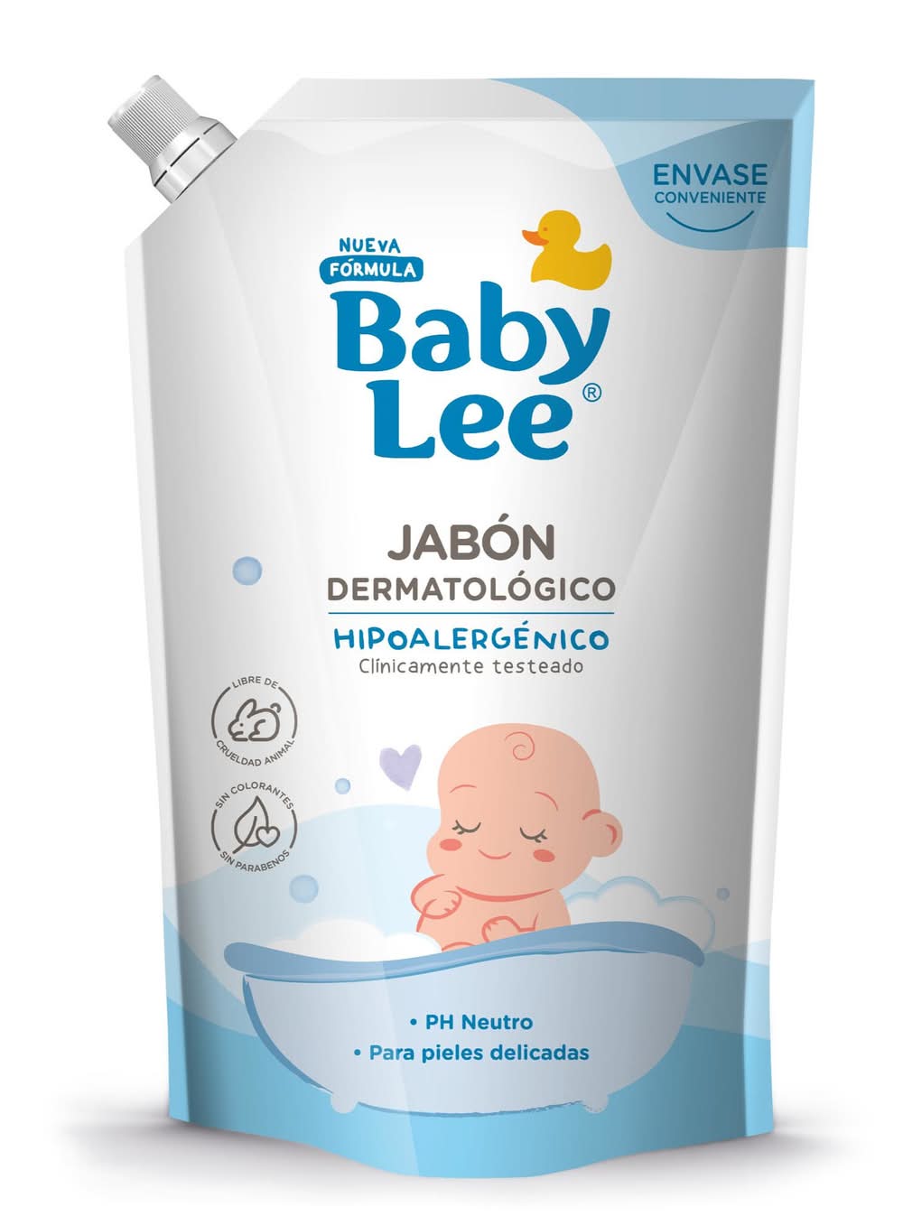 Baby Lee · Jabón dermatológico hipoalergénico doypack (750 ml)