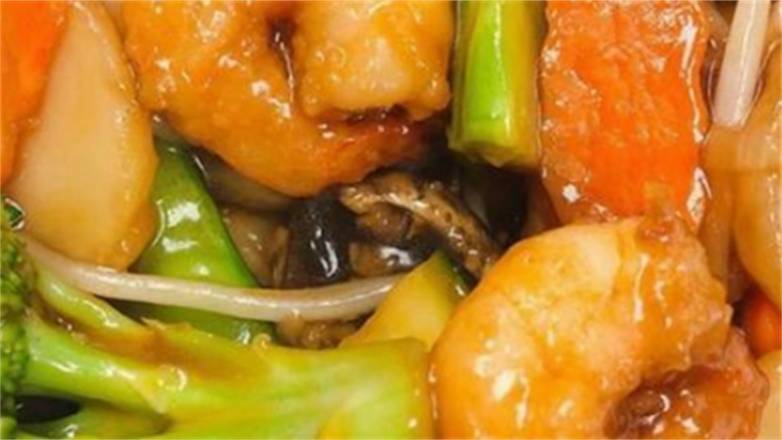 S6.Shrimp Chop Suey-虾炒碎