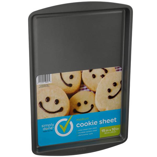 Simply Done Cookie Sheet, 15 In X 10 In, Gray