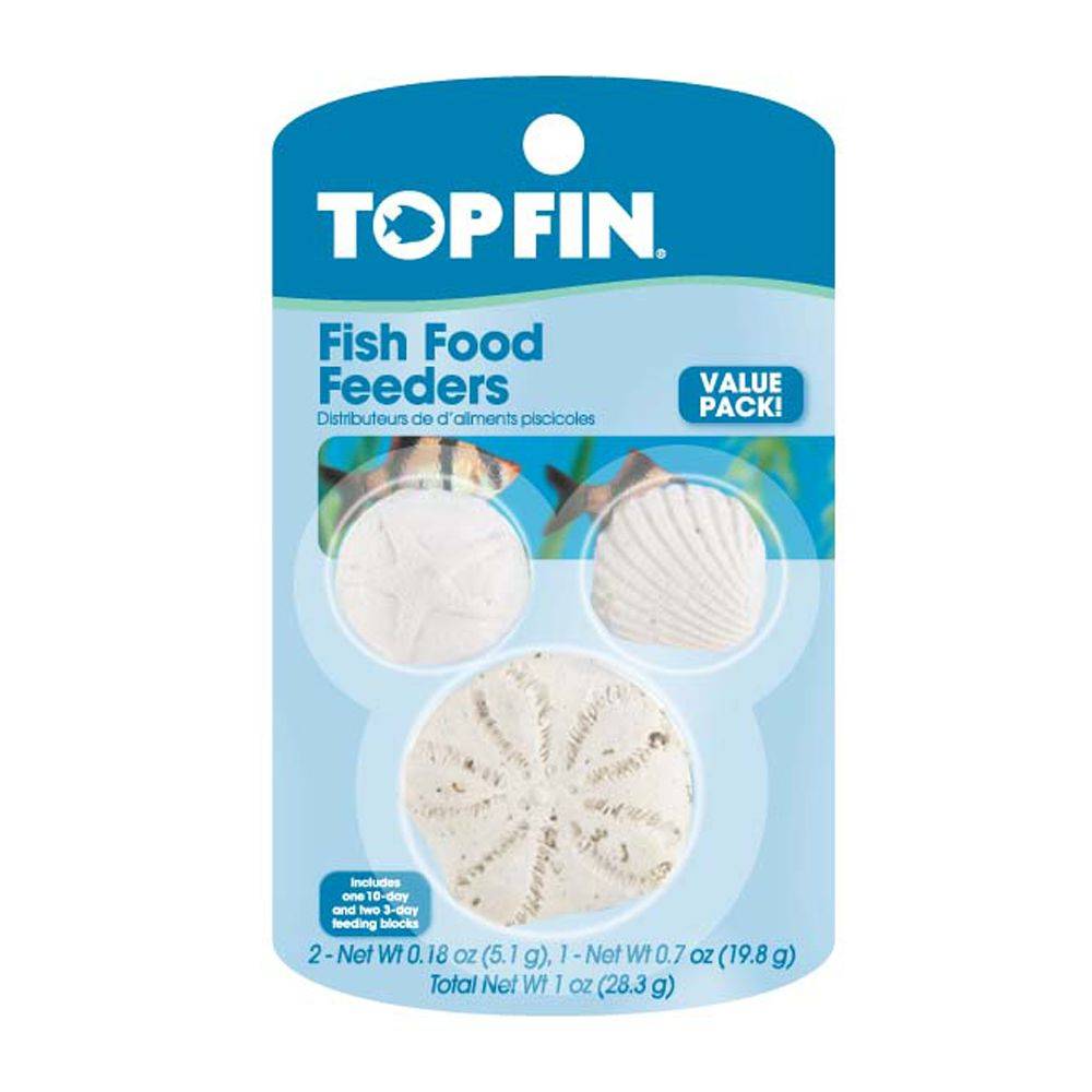 Top Fin Fish Food Feeders Value pack
