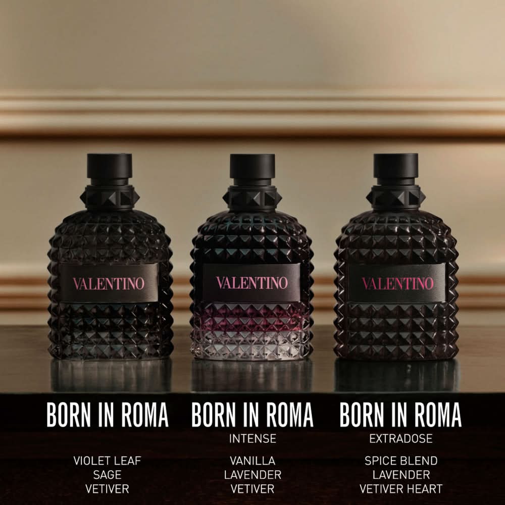spray valentino uomo born in roma 100 ml Valentino Uomo Born in Roma Extradose Parfum oz 100 mL