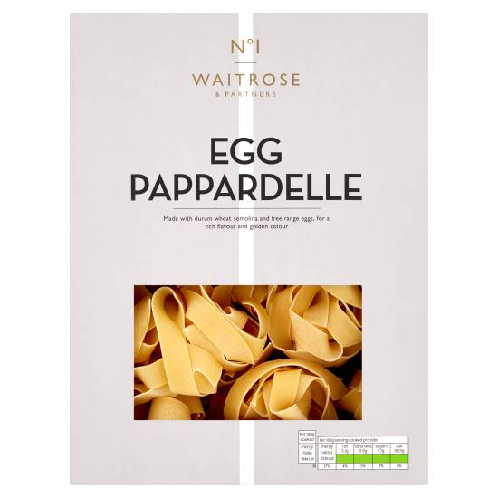 Waitrose No.1 Egg Pappardelle Pasta