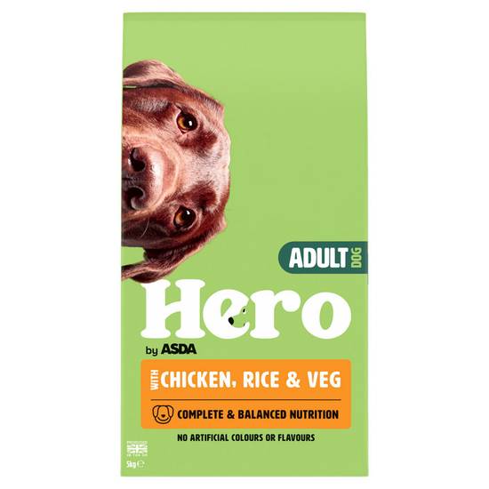 Asda Hero Adult with Chicken, Rice & Vegetables 5kg