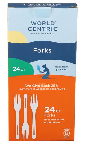 World Centric Corn Starch Forks
