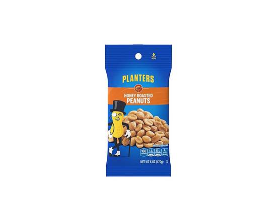 Order Planters Honey Roasted Peanuts 6oz food online from Chevron Extramile store, Antioch on bringmethat.com