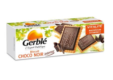 Gerblé - Biscuits au chocolat noir (12 pièces)