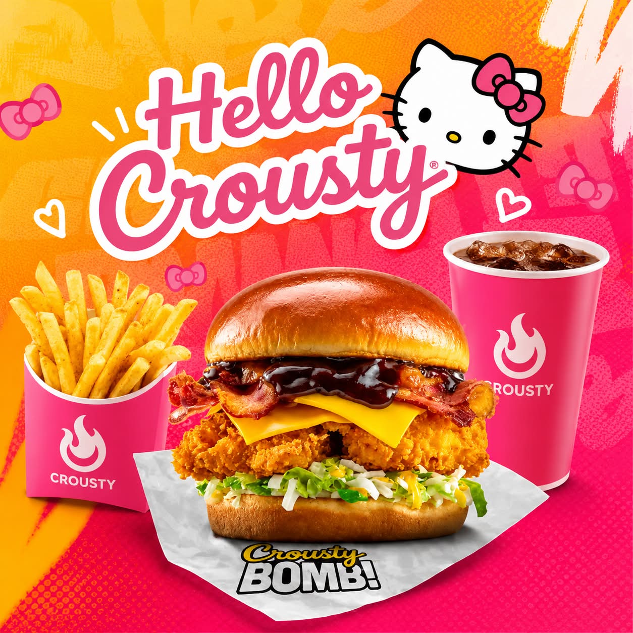 🍯 CRUNCHY KITY SWEET (Menu complet) 💛 — 14.99€