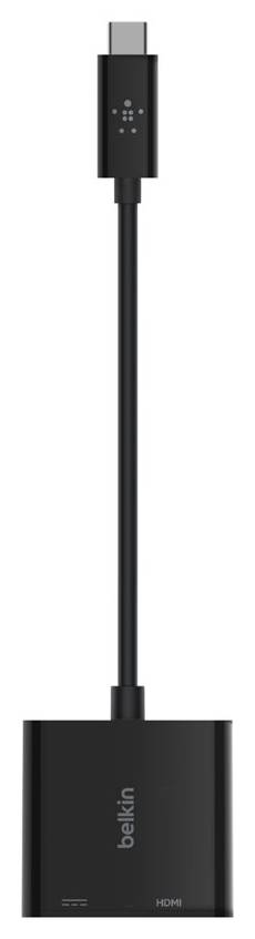 Belkin Usb-C To Hdmi + Charge Adapter, Black