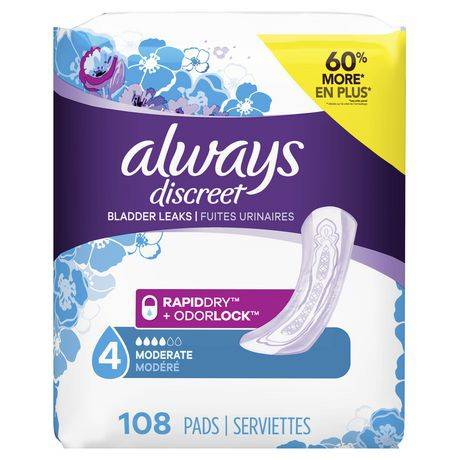 Always Discreet Discreet Incontinence Pads Moderate Regular Length (100 g)