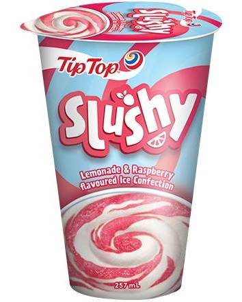 Tip Top raspberry & lemonade slushy cup