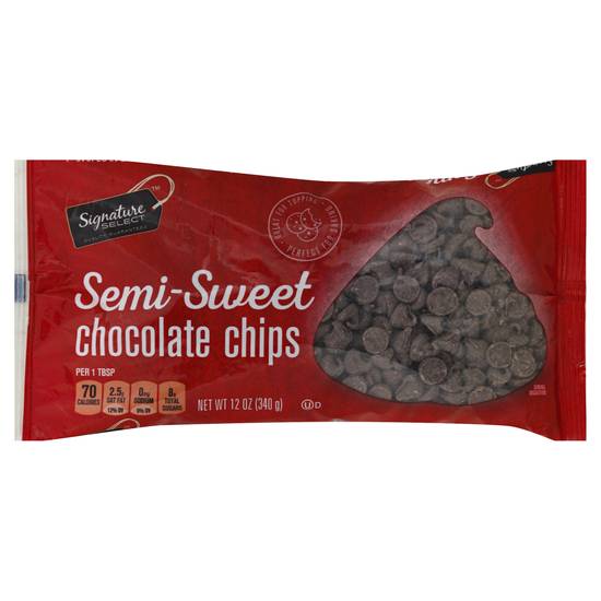 Signature Select Semi-Sweet Chocolate Chips (12 oz)