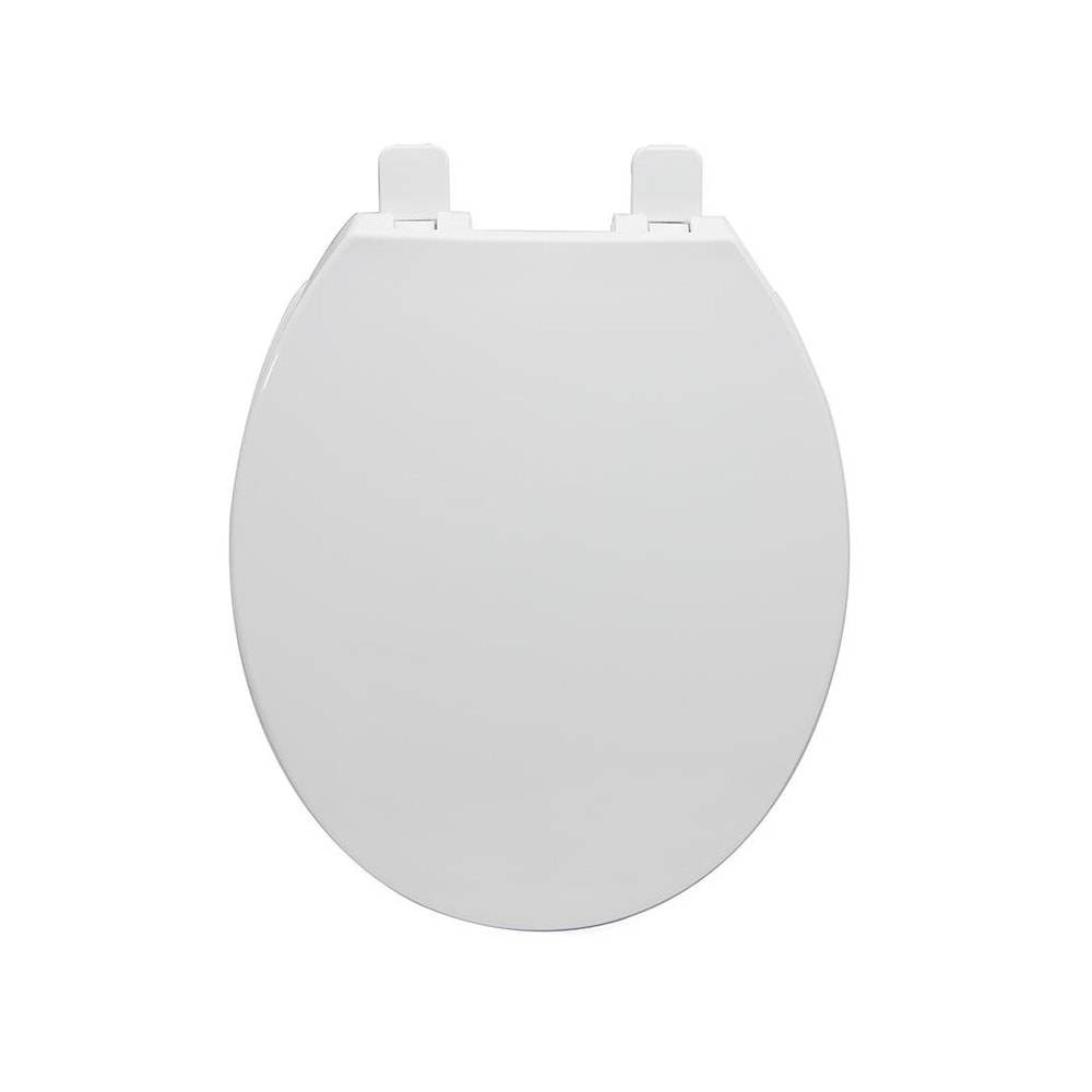 Project Source Plastic White Round Soft Close Toilet Seat | HY-PP05