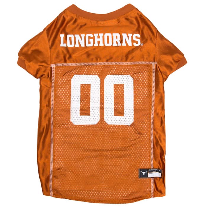 Pets First NCAA BIG 12 Mesh Jersey for Dogs, Large, Texas