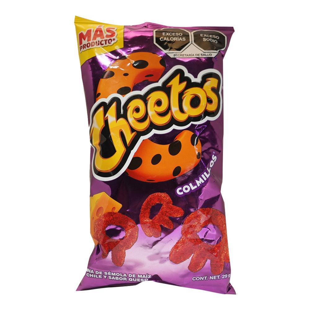 Sabritas cheetos colmillos (bolsa 27 g)