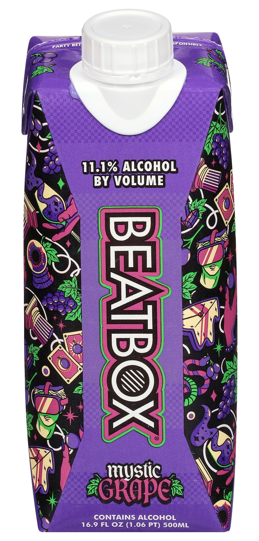 BeatBox Party Punch Wine, Mystic Grape (16.9 fl oz)