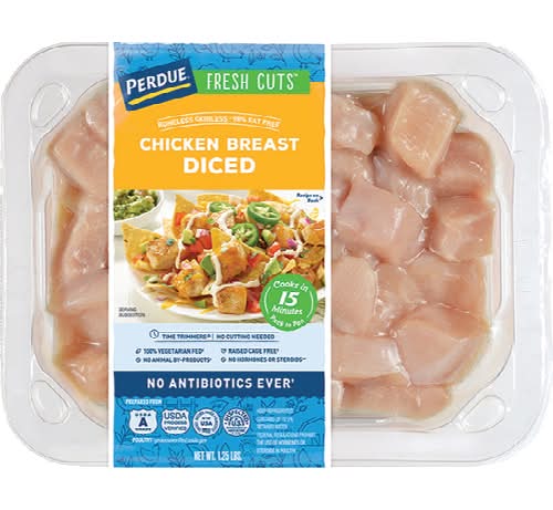 Perdue Diced Chicken Breast No Antibiotics Ever