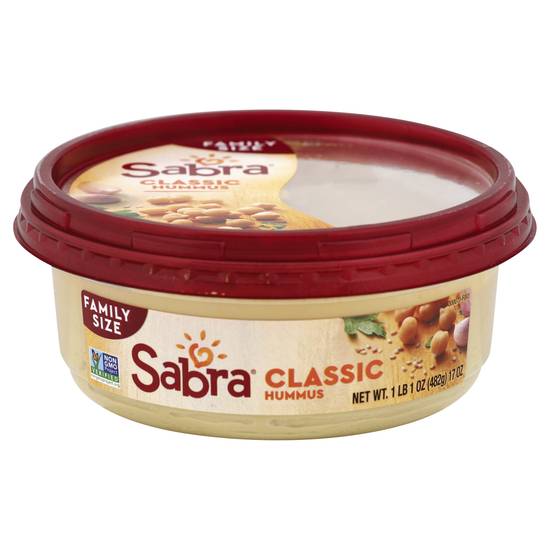 Sabra Family Size Classic Hummus (17 oz)