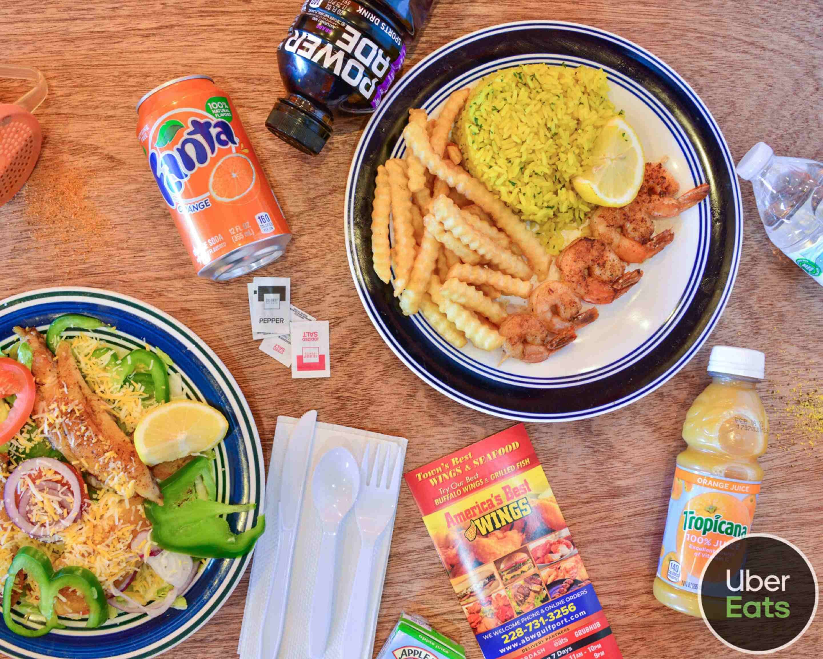 Order America's Best Wings Seafood & Salad Menu Delivery【Menu & Prices