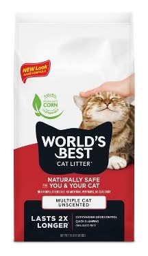 World's Best Cat Litter Cat Litter- Multiple Cat Formula - 15lbs
