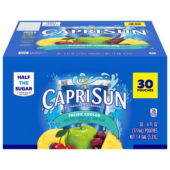 Capri Sun Pacific Cooler Juice Drink (30 ct, 6 fl oz) (mixed fruit)