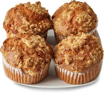 Bakery Cinnamon Chip Muffins 4 Count - Each