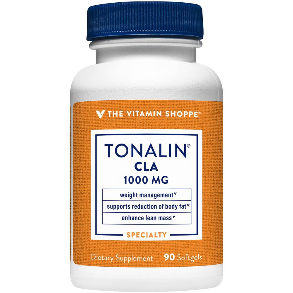 The Vitamin Shoppe Tonalin Cla 1000 mg Supports Weight Management, Reduction Of Body Fat & Enhances Lean Mass