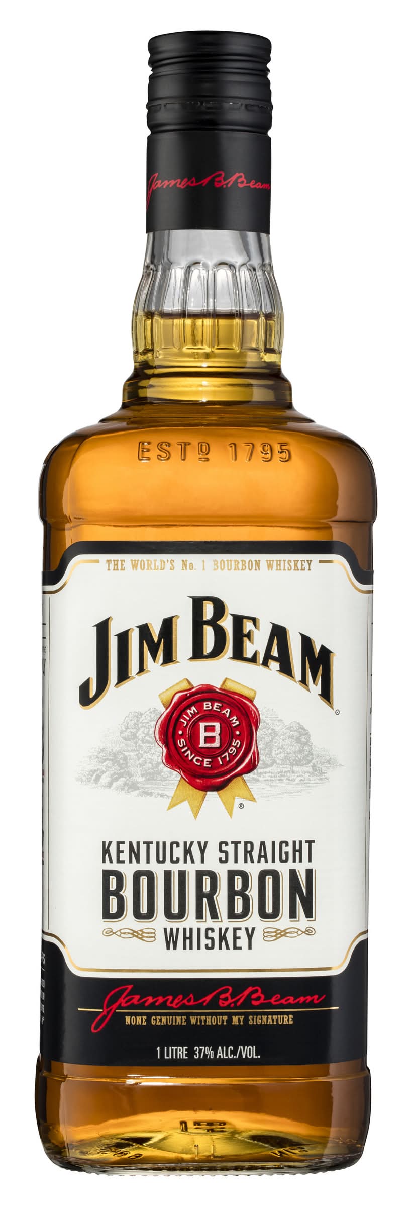 Jim Beam Kentucky Straight Bourbon Whiskey (1L)
