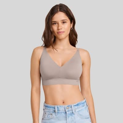 Jockey Seamfree Light Lift Bralette, Women, XL, Gray