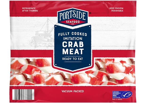 Portside Fully Cooked Imitation Crab Meet